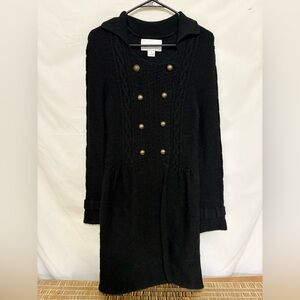 Brochu Walker Double Breasted Alpaca Wool Blend Long Cardigan Size Small‎